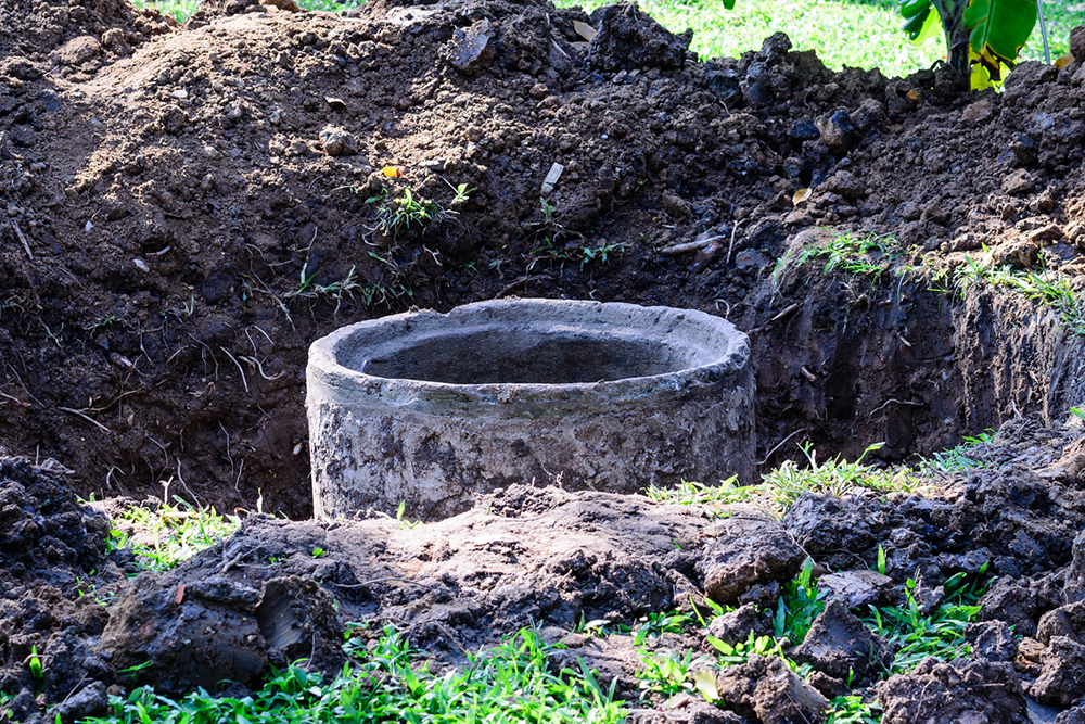 Residential Cesspool seen while doing home inspection services